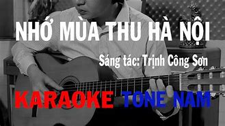 Karaoke Tháng Tám Mùa Thu Hà Nội Tone Nam